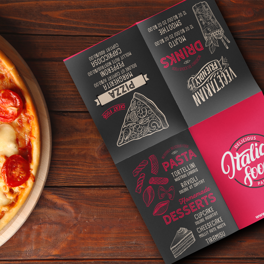 Cross_Fold_Leaflets_PDP_Copy_3 Dépliant 2 plis croisés - 4 volets – Image 1