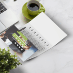 Dépliant 3 plis roulés - 4 volets – Image 2