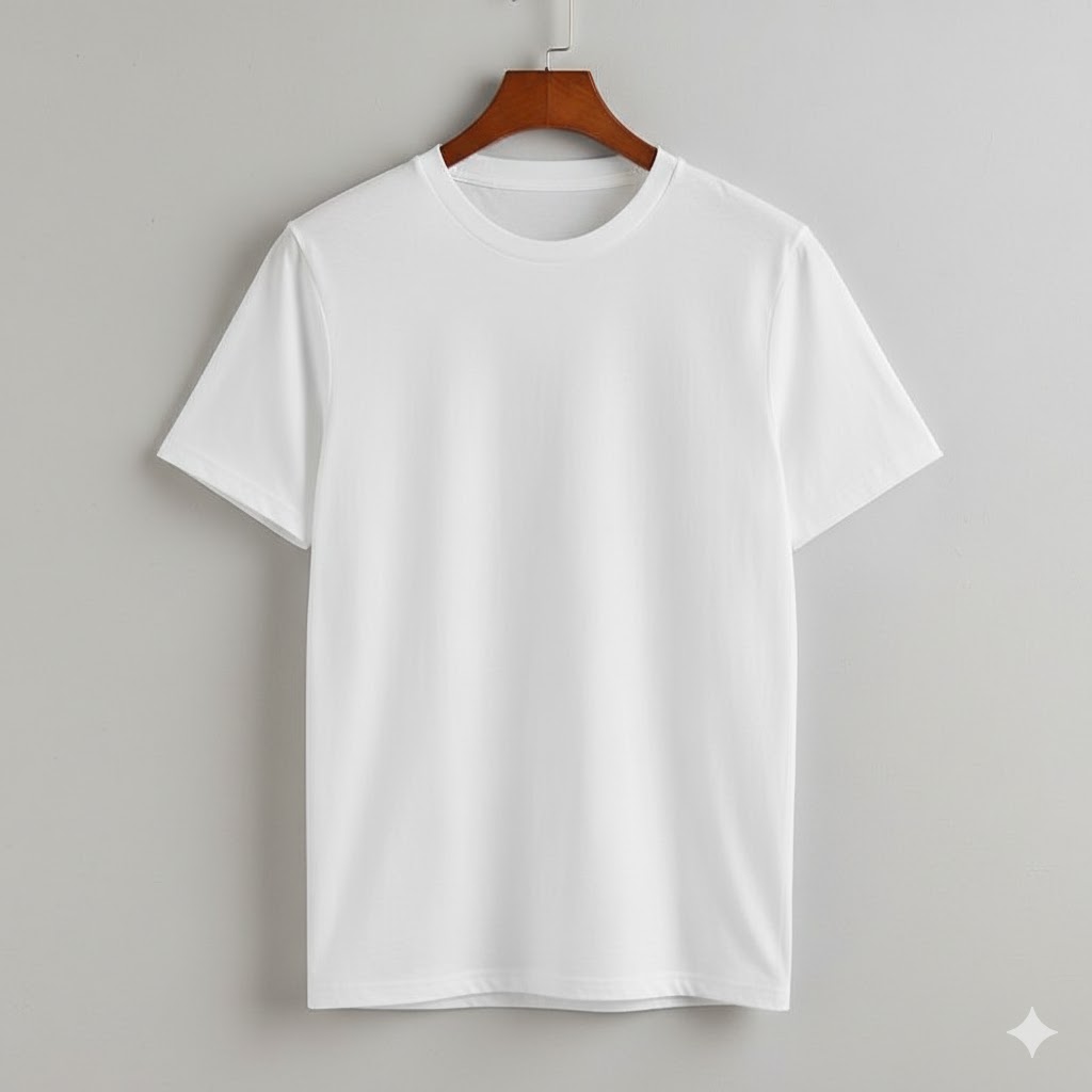 blanc Tee-shirt standard – Image 1