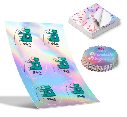 Autocollants holographiques