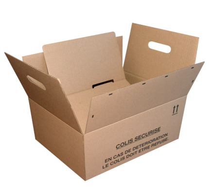 Caisses carton export
